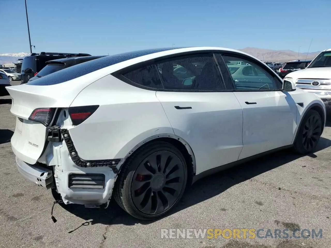 3 Фотография поврежденного автомобиля 7SAYGDEF2NF407736 TESLA MODEL Y 2022