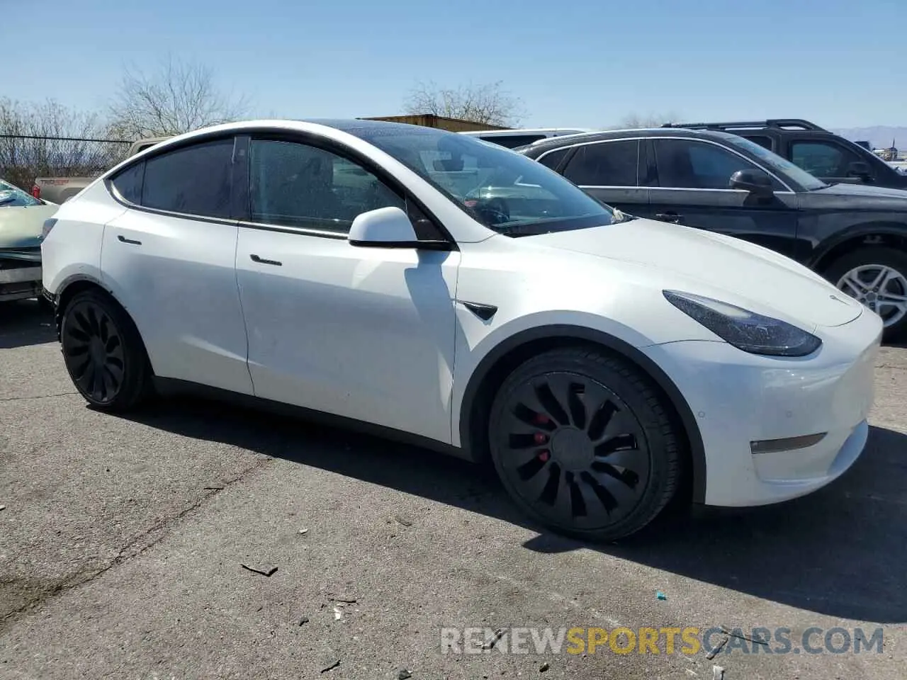 4 Фотография поврежденного автомобиля 7SAYGDEF2NF407736 TESLA MODEL Y 2022