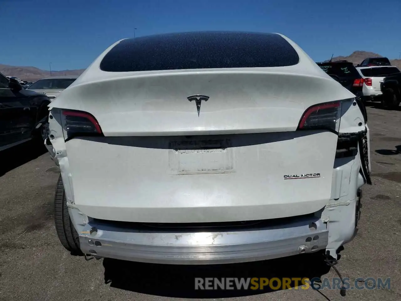 6 Фотография поврежденного автомобиля 7SAYGDEF2NF407736 TESLA MODEL Y 2022