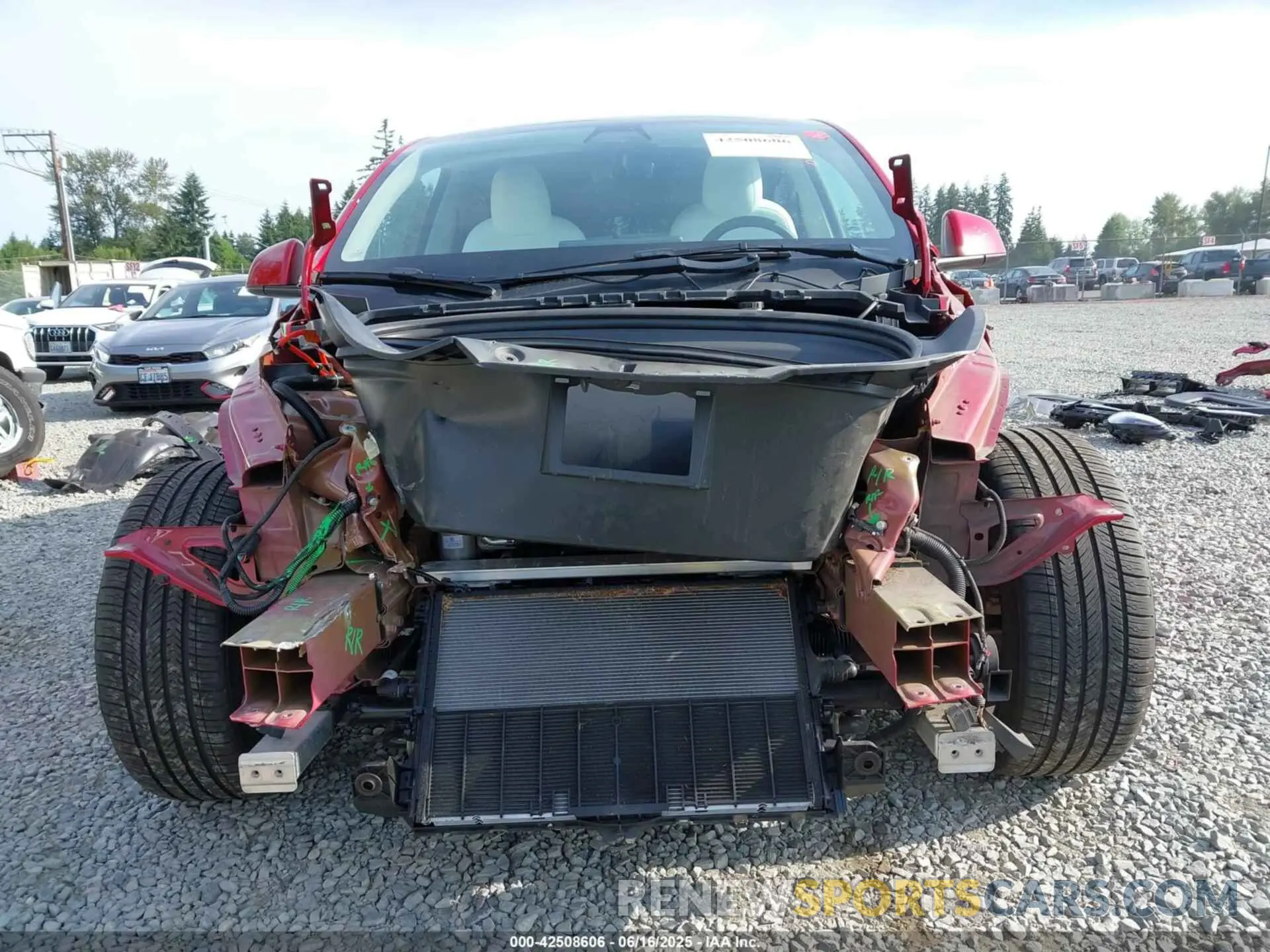 13 Фотография поврежденного автомобиля 7SAYGDEF2NF409129 TESLA MODEL Y 2022