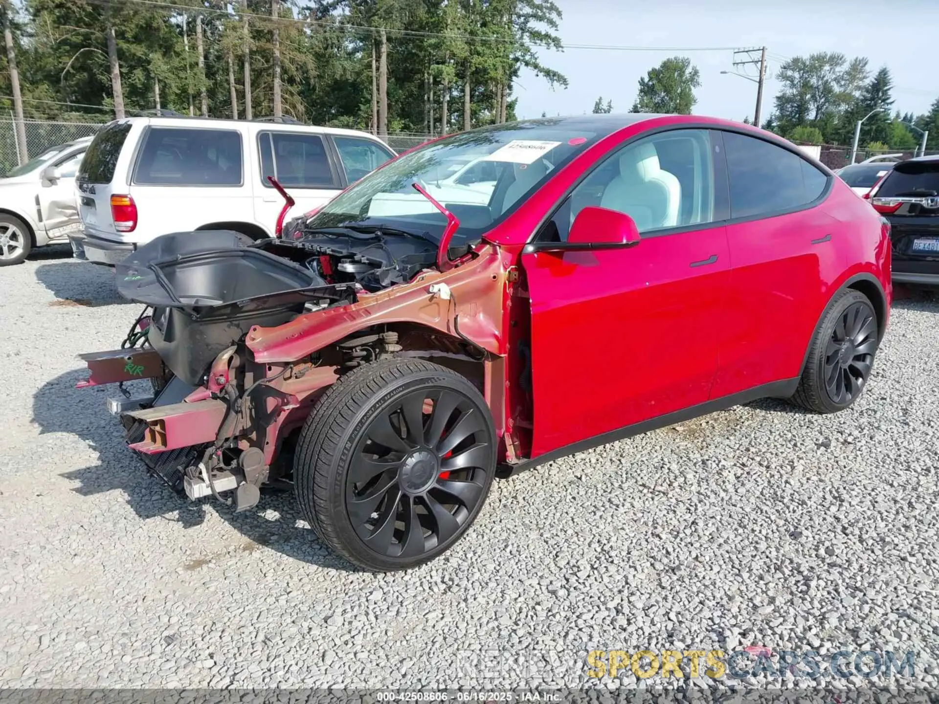 2 Фотография поврежденного автомобиля 7SAYGDEF2NF409129 TESLA MODEL Y 2022