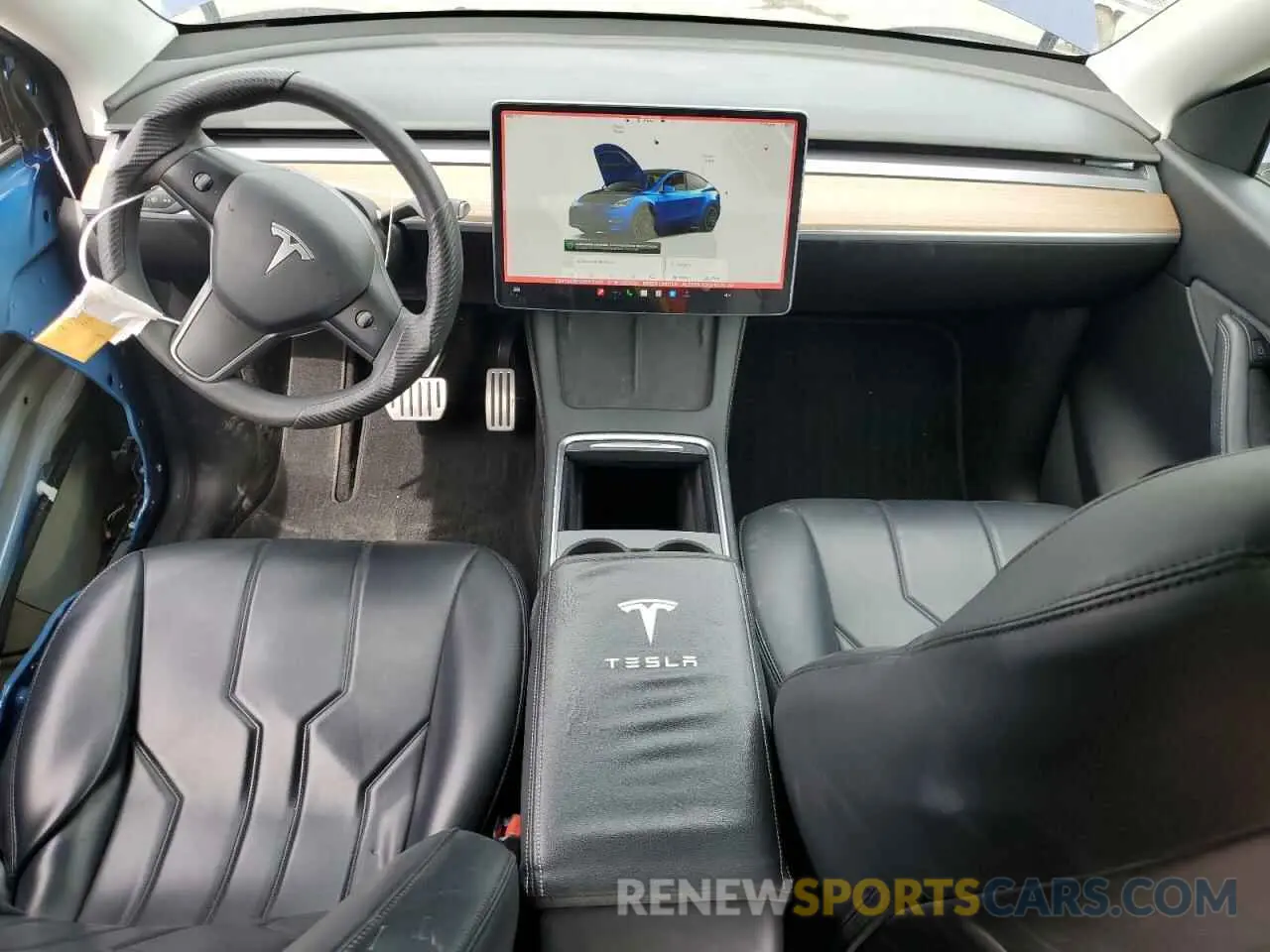 8 Photograph of a damaged car 7SAYGDEF2NF411401 TESLA MODEL Y 2022