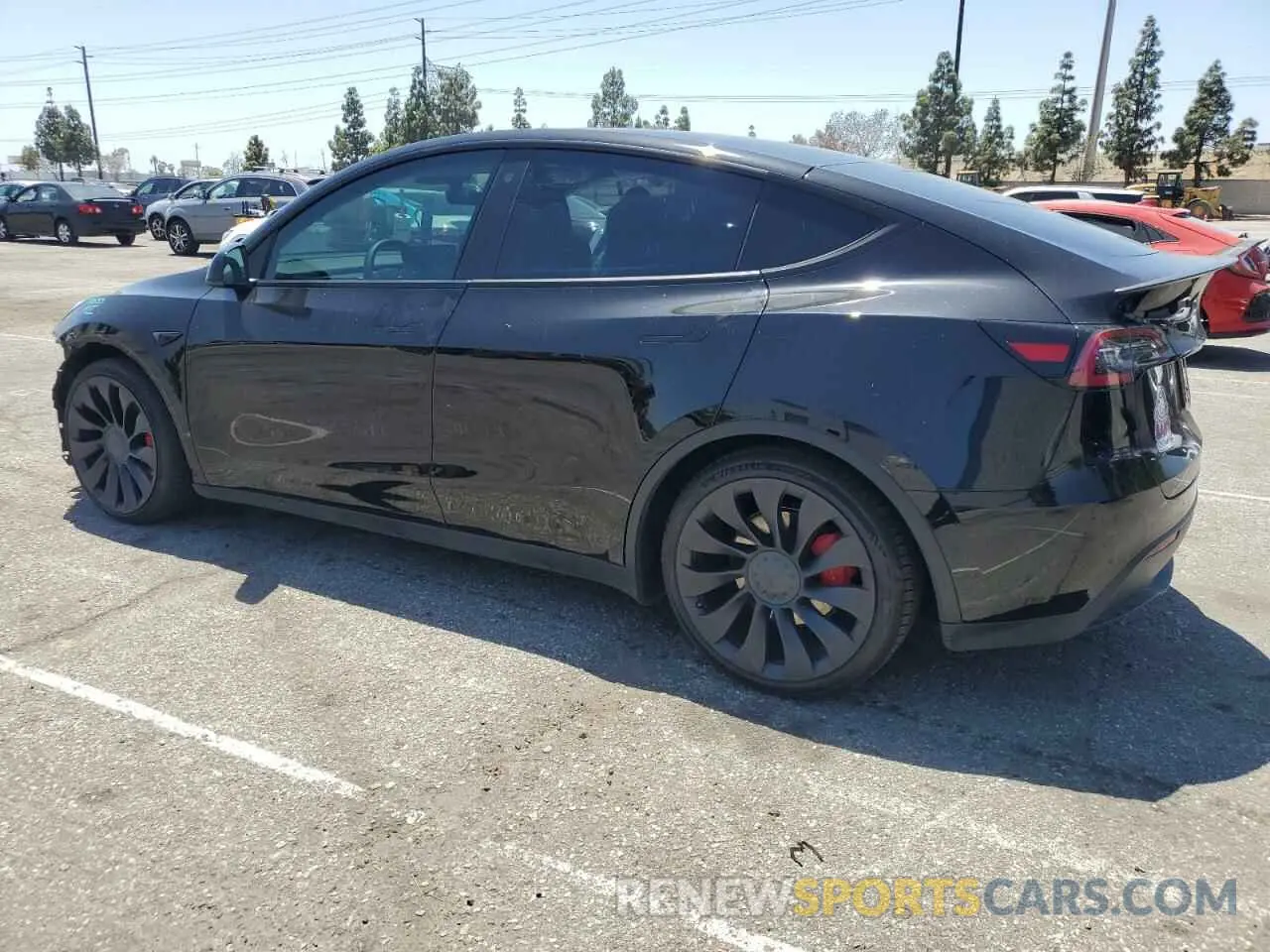2 Photograph of a damaged car 7SAYGDEF2NF443037 TESLA MODEL Y 2022