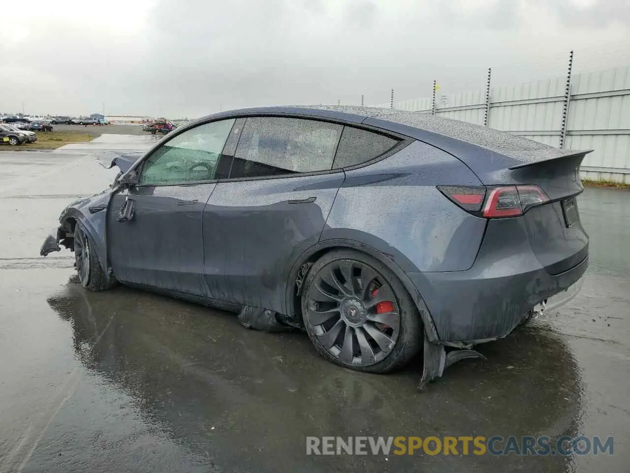 2 Photograph of a damaged car 7SAYGDEF2NF488043 TESLA MODEL Y 2022