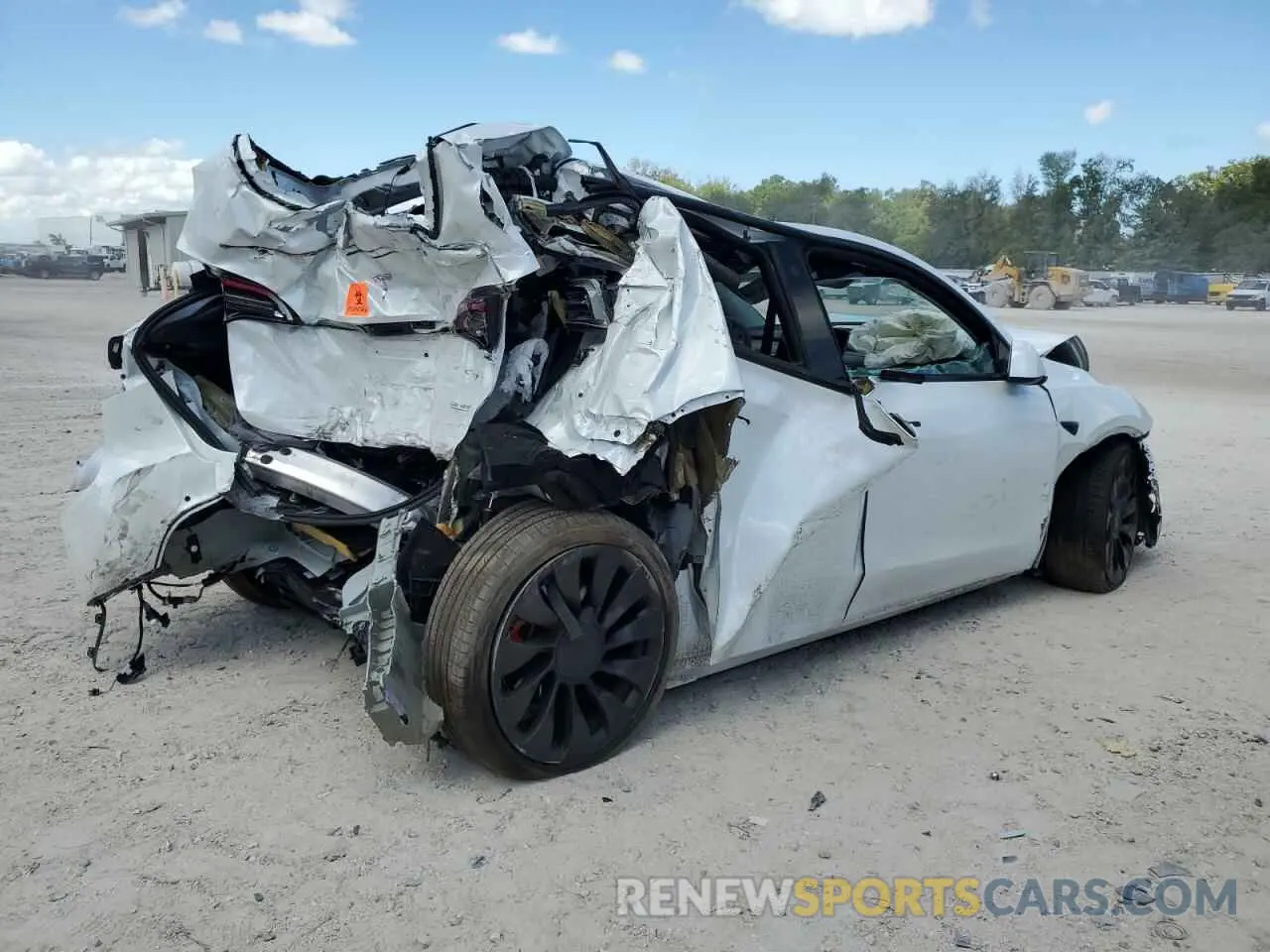 3 Фотография поврежденного автомобиля 7SAYGDEF2NF542439 TESLA MODEL Y 2022