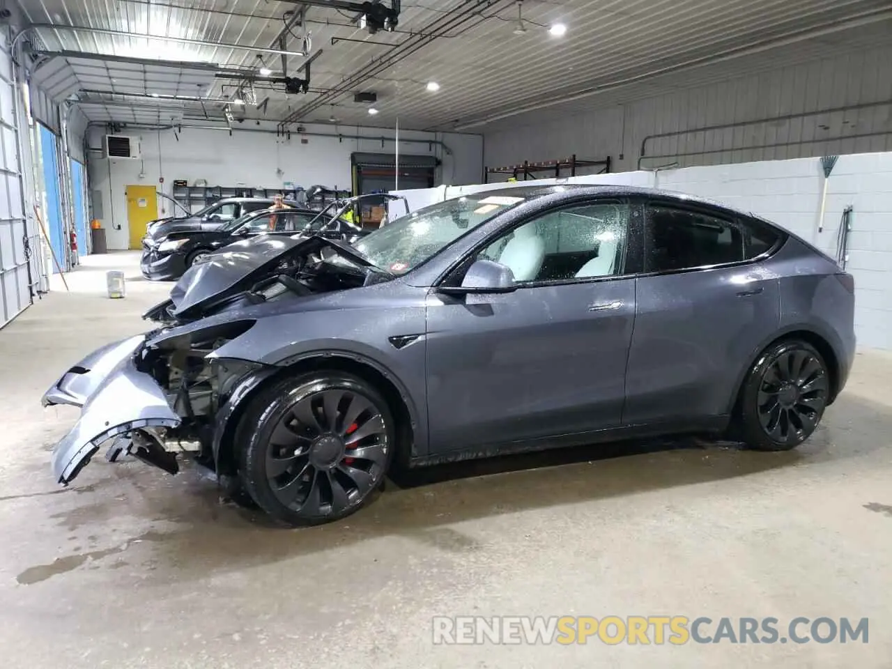 1 Photograph of a damaged car 7SAYGDEF2NF545857 TESLA MODEL Y 2022