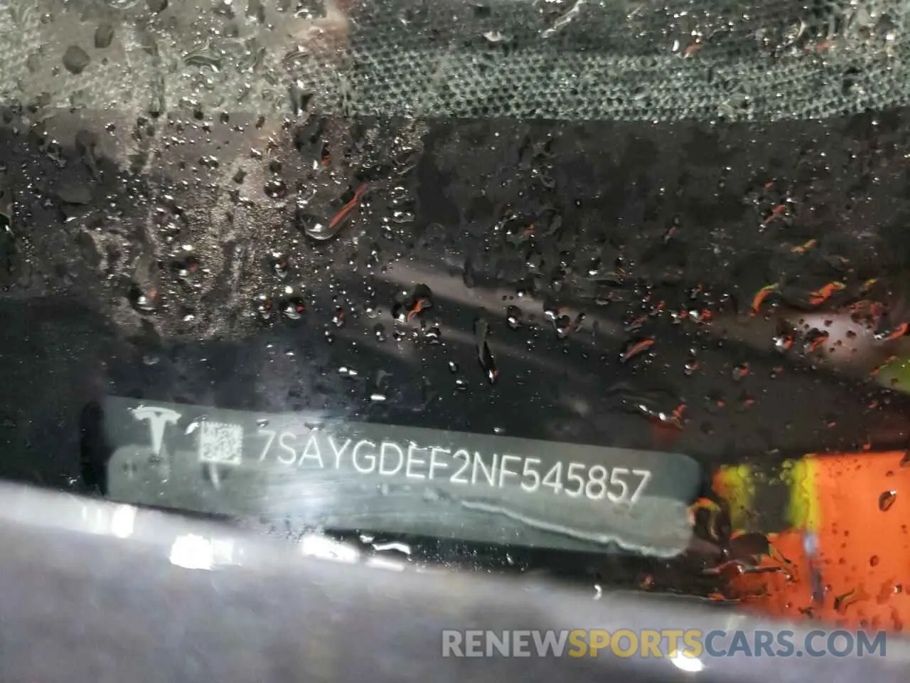 12 Photograph of a damaged car 7SAYGDEF2NF545857 TESLA MODEL Y 2022