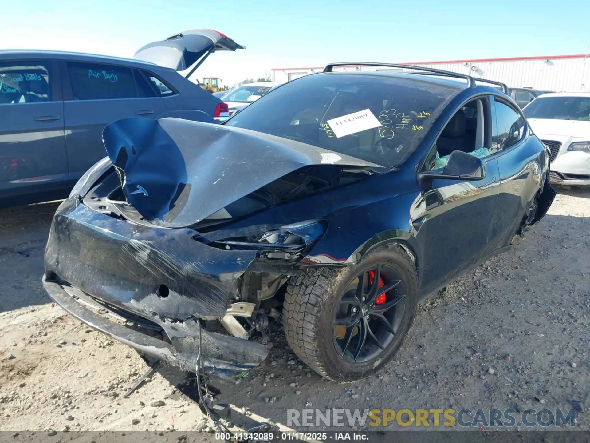 2 Фотография поврежденного автомобиля 7SAYGDEF2NF562903 TESLA MODEL Y 2022
