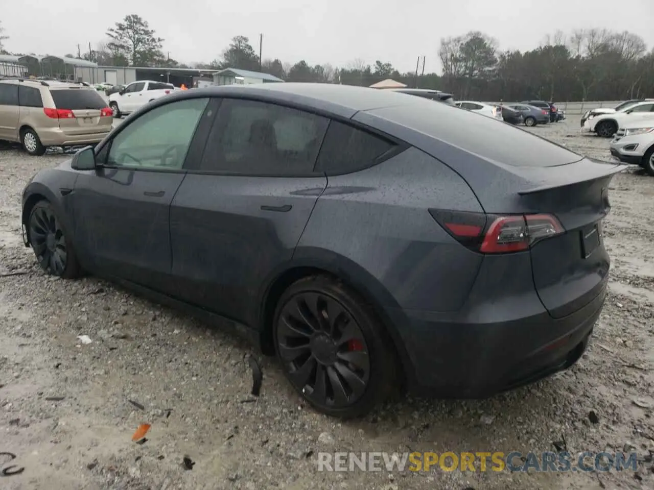 2 Photograph of a damaged car 7SAYGDEF2NF565610 TESLA MODEL Y 2022
