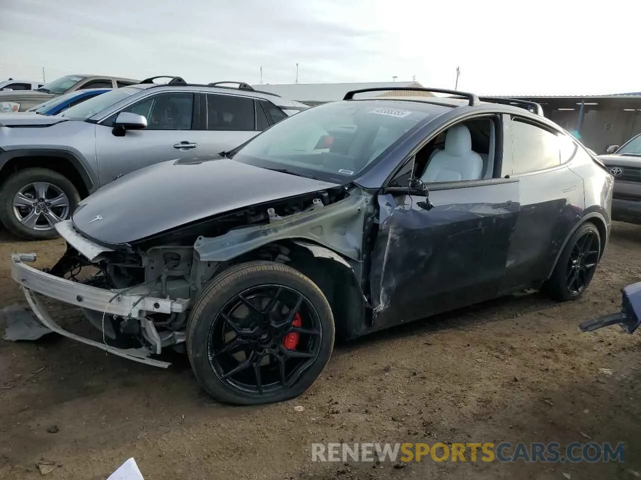 1 Photograph of a damaged car 7SAYGDEF3NF326213 TESLA MODEL Y 2022