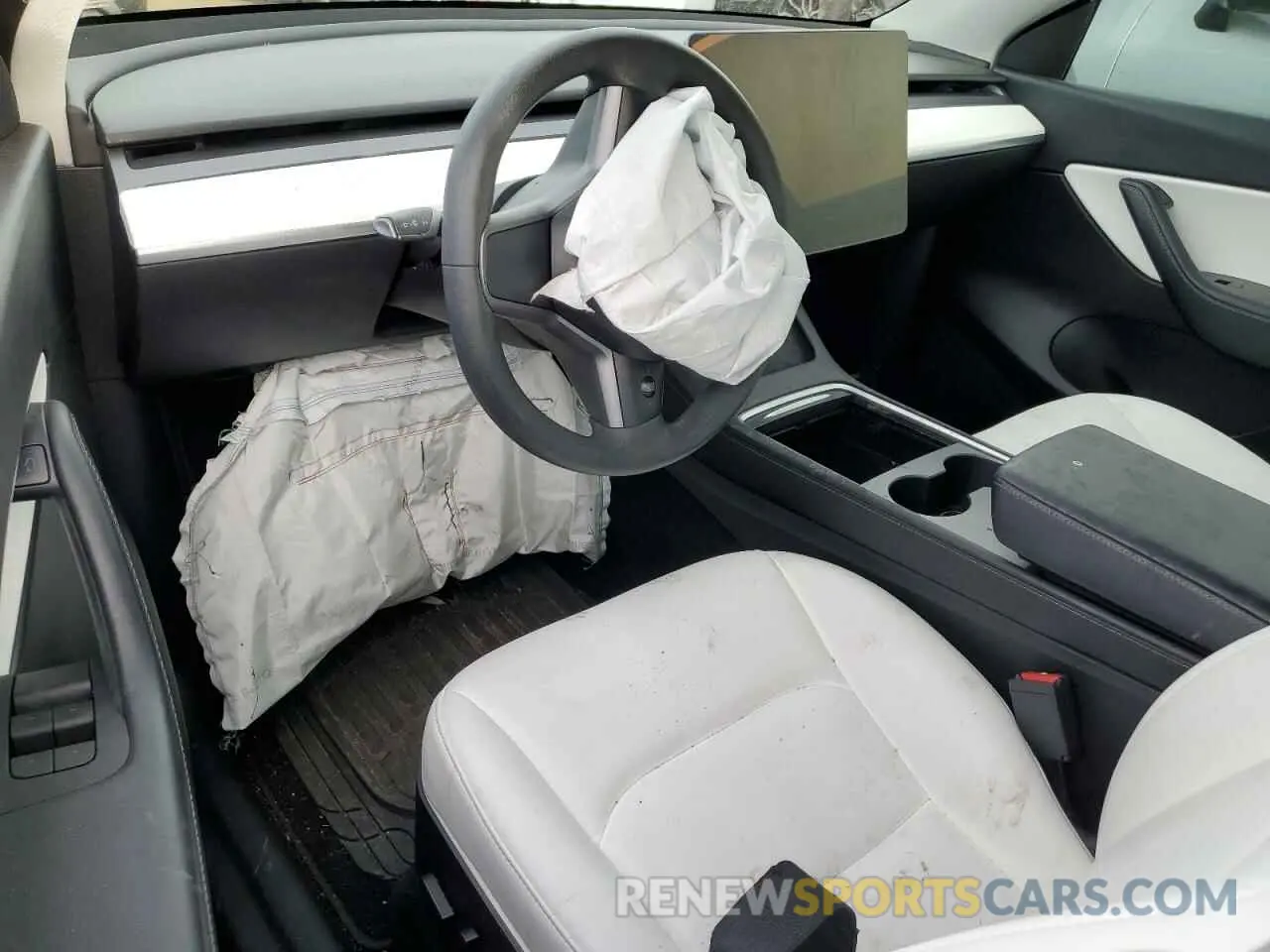 8 Photograph of a damaged car 7SAYGDEF3NF326213 TESLA MODEL Y 2022