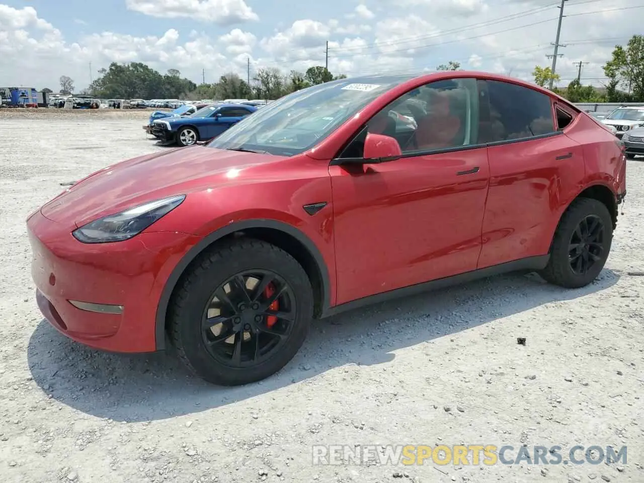 1 Фотография поврежденного автомобиля 7SAYGDEF3NF326440 TESLA MODEL Y 2022