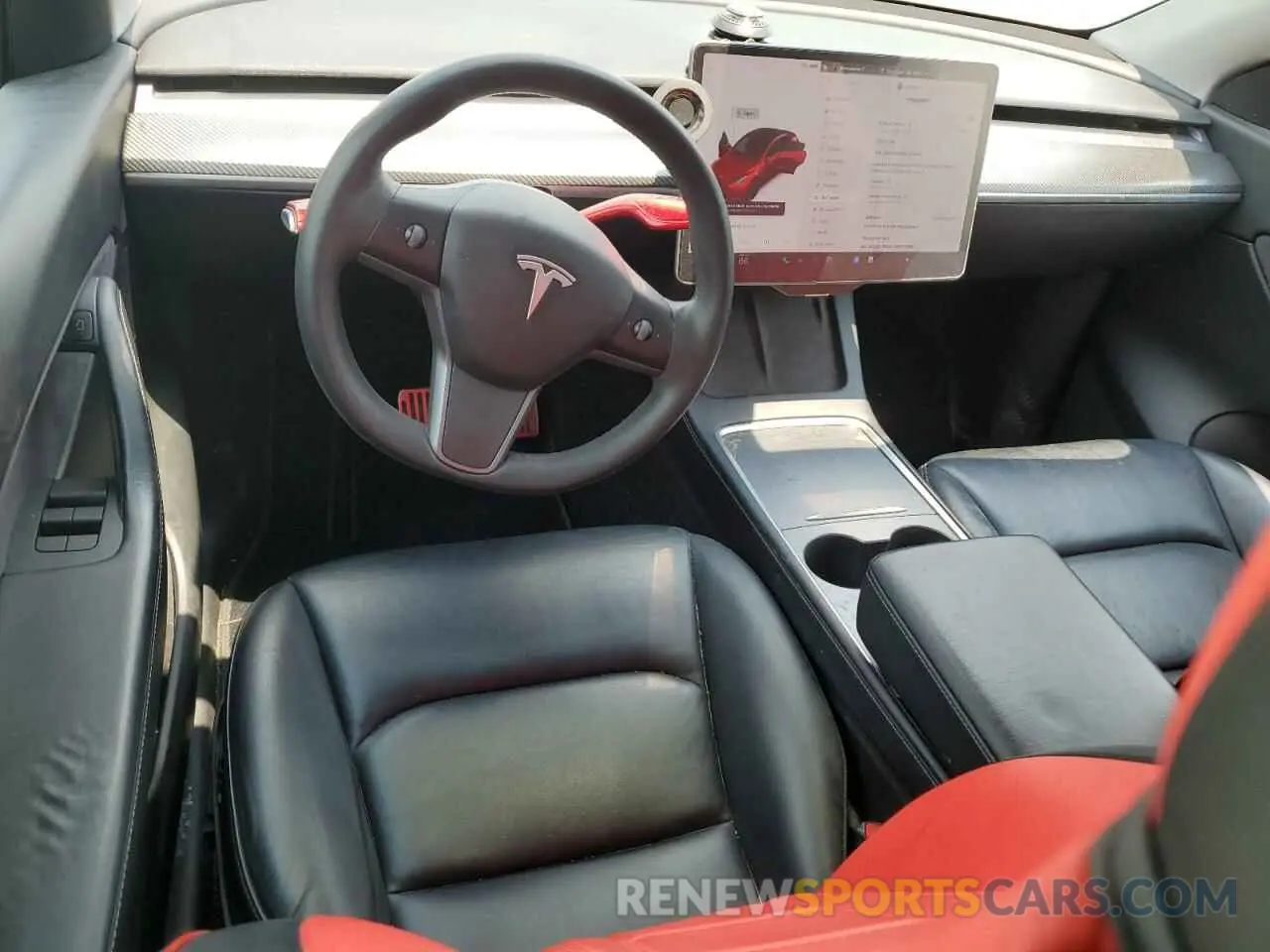 8 Фотография поврежденного автомобиля 7SAYGDEF3NF326440 TESLA MODEL Y 2022