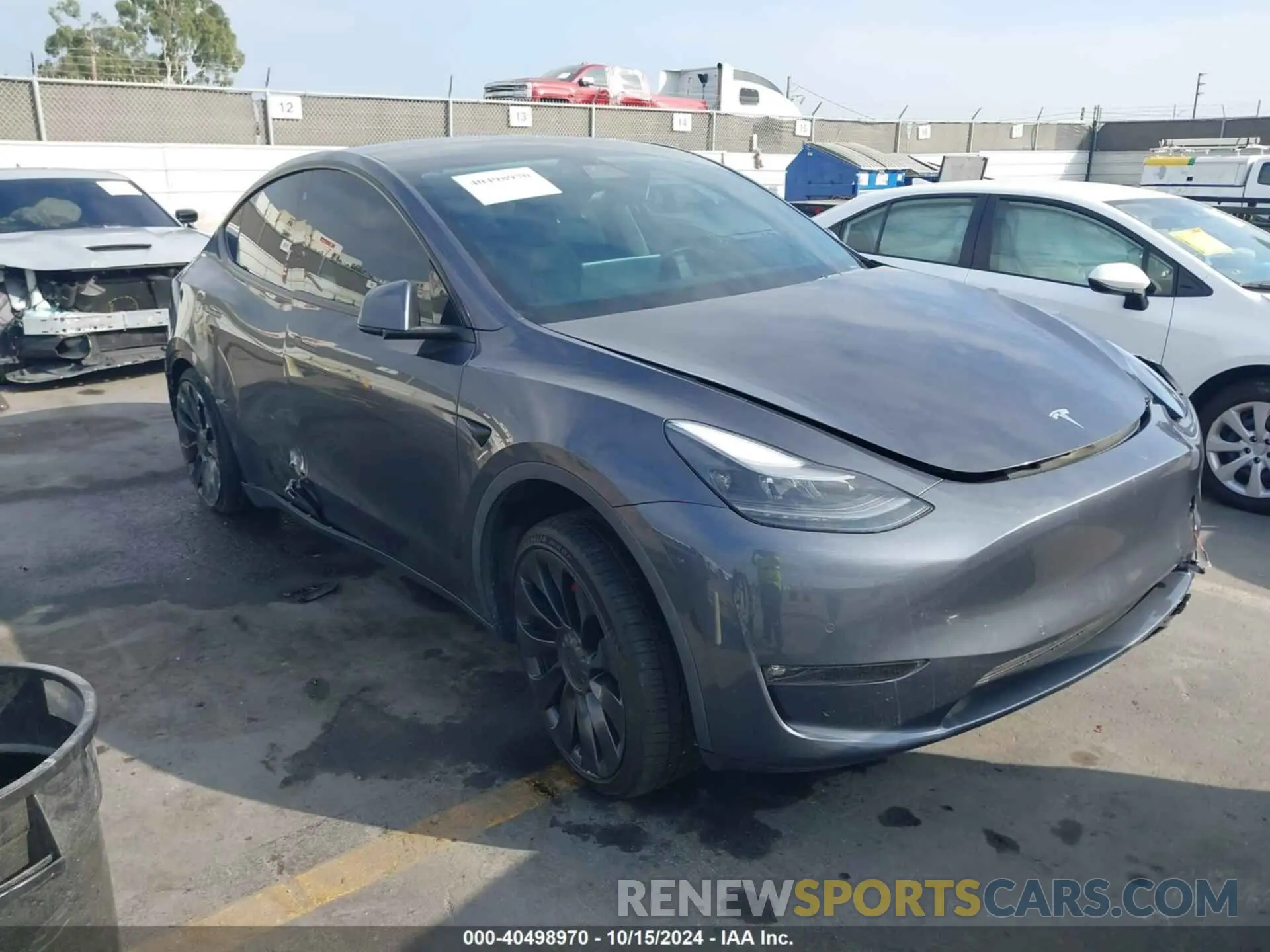 1 Фотография поврежденного автомобиля 7SAYGDEF3NF336224 TESLA MODEL Y 2022