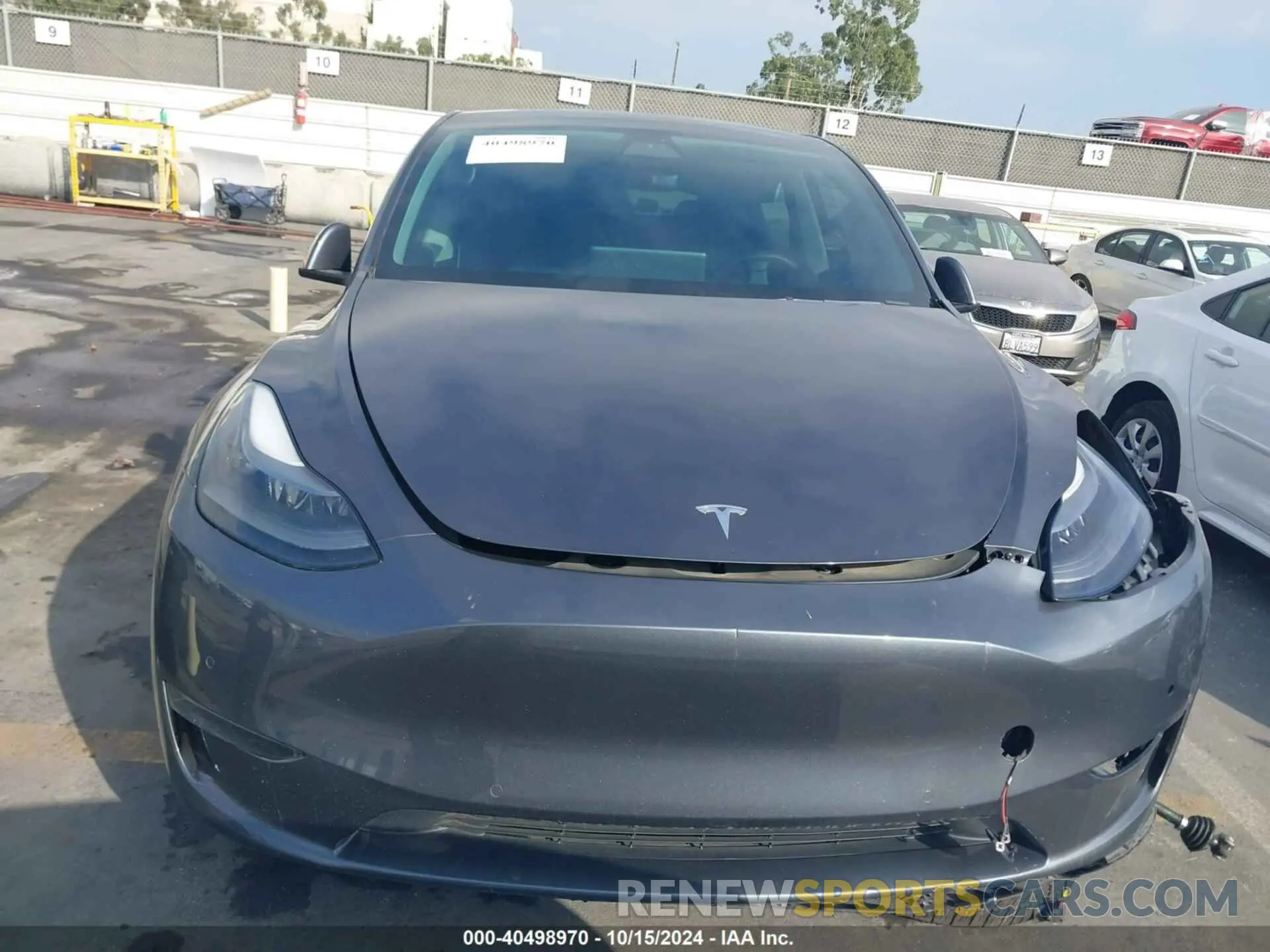 11 Фотография поврежденного автомобиля 7SAYGDEF3NF336224 TESLA MODEL Y 2022