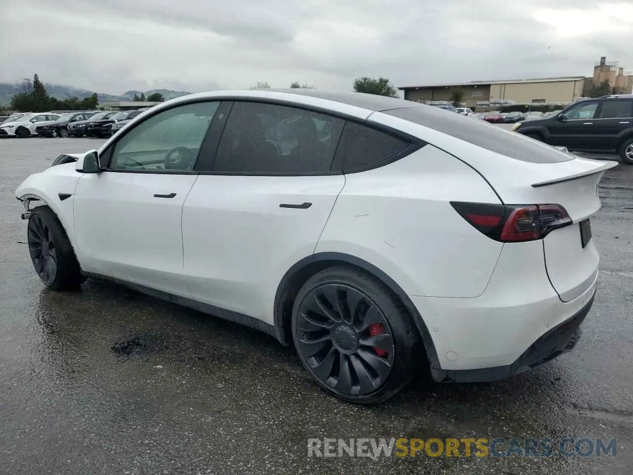 2 Photograph of a damaged car 7SAYGDEF3NF390848 TESLA MODEL Y 2022