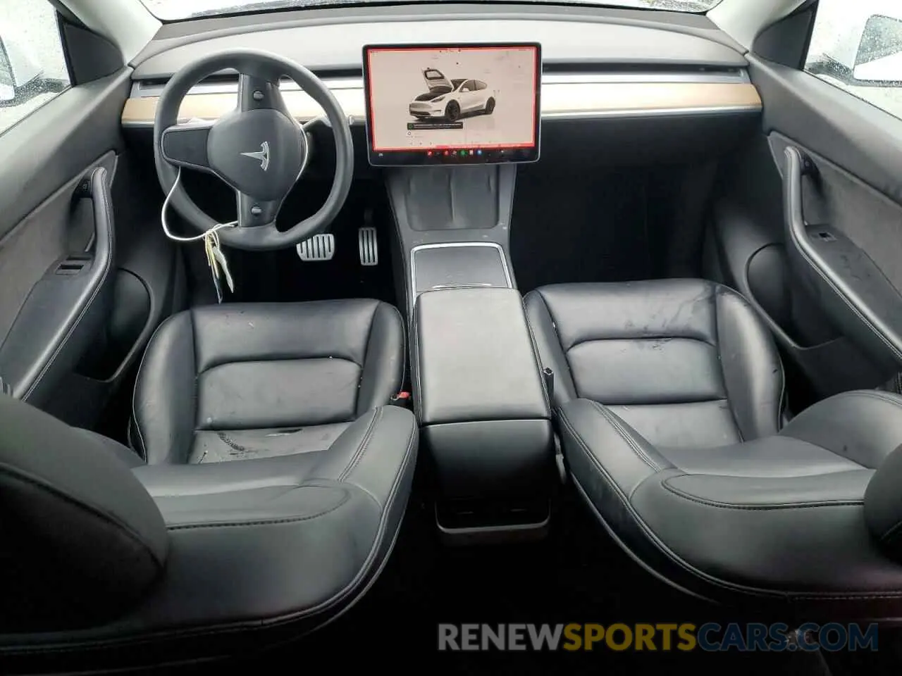 8 Photograph of a damaged car 7SAYGDEF3NF390848 TESLA MODEL Y 2022