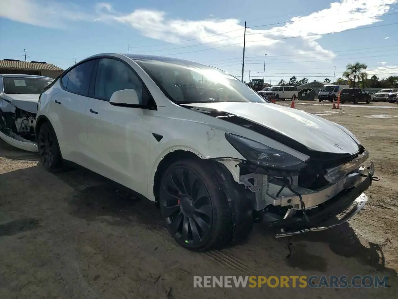 1 Фотография поврежденного автомобиля 7SAYGDEF3NF398142 TESLA MODEL Y 2022