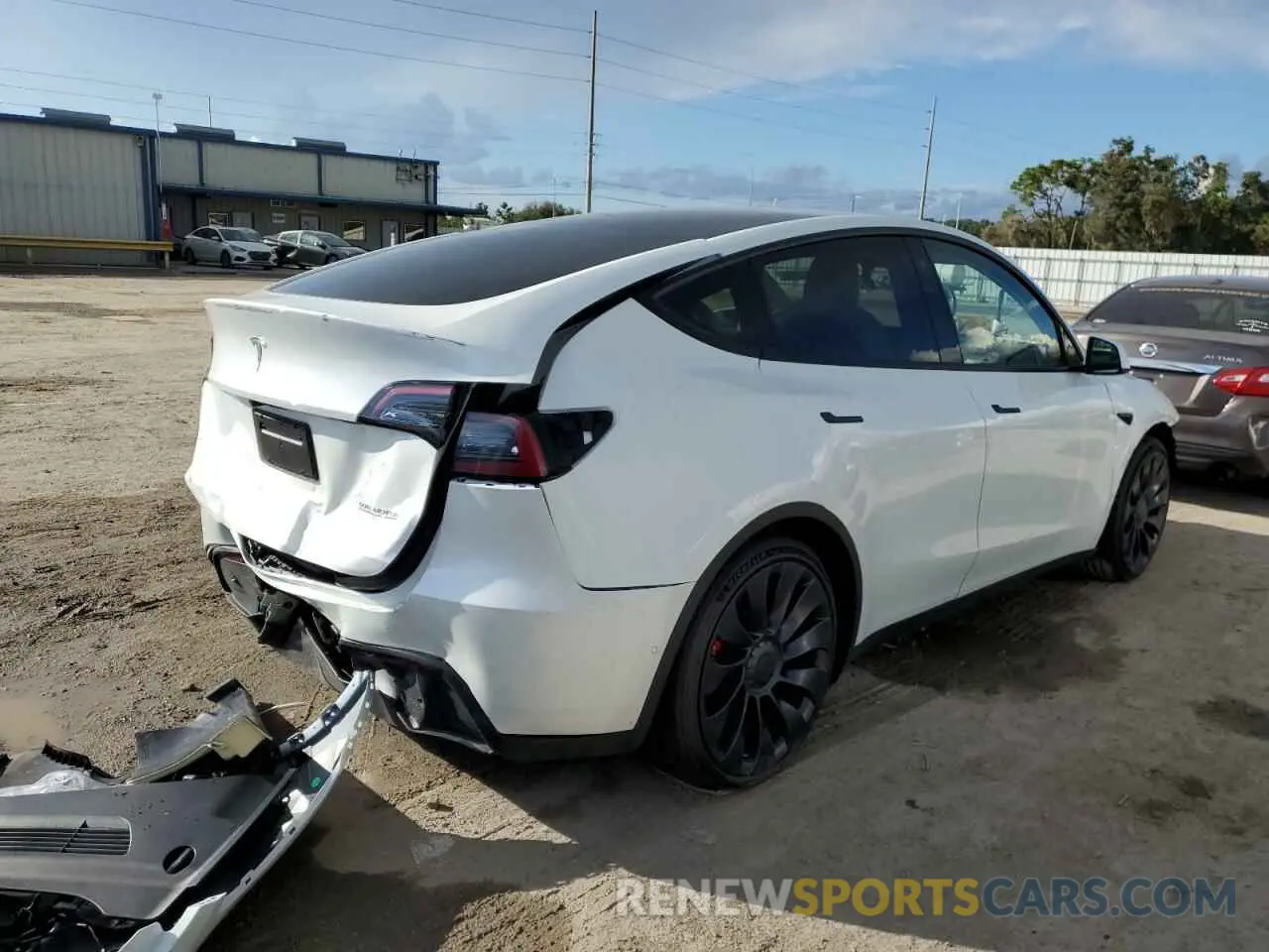 4 Фотография поврежденного автомобиля 7SAYGDEF3NF398142 TESLA MODEL Y 2022