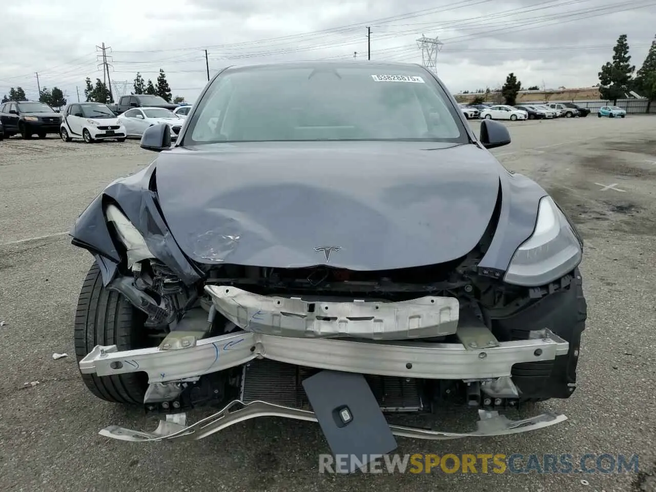 5 Photograph of a damaged car 7SAYGDEF3NF410242 TESLA MODEL Y 2022