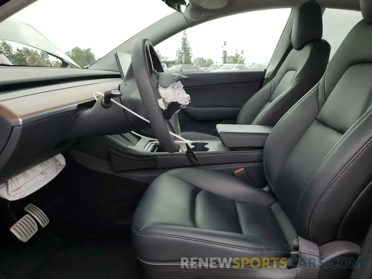 7 Photograph of a damaged car 7SAYGDEF3NF410242 TESLA MODEL Y 2022