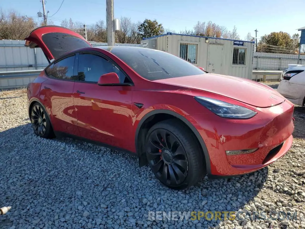 4 Фотография поврежденного автомобиля 7SAYGDEF3NF442026 TESLA MODEL Y 2022