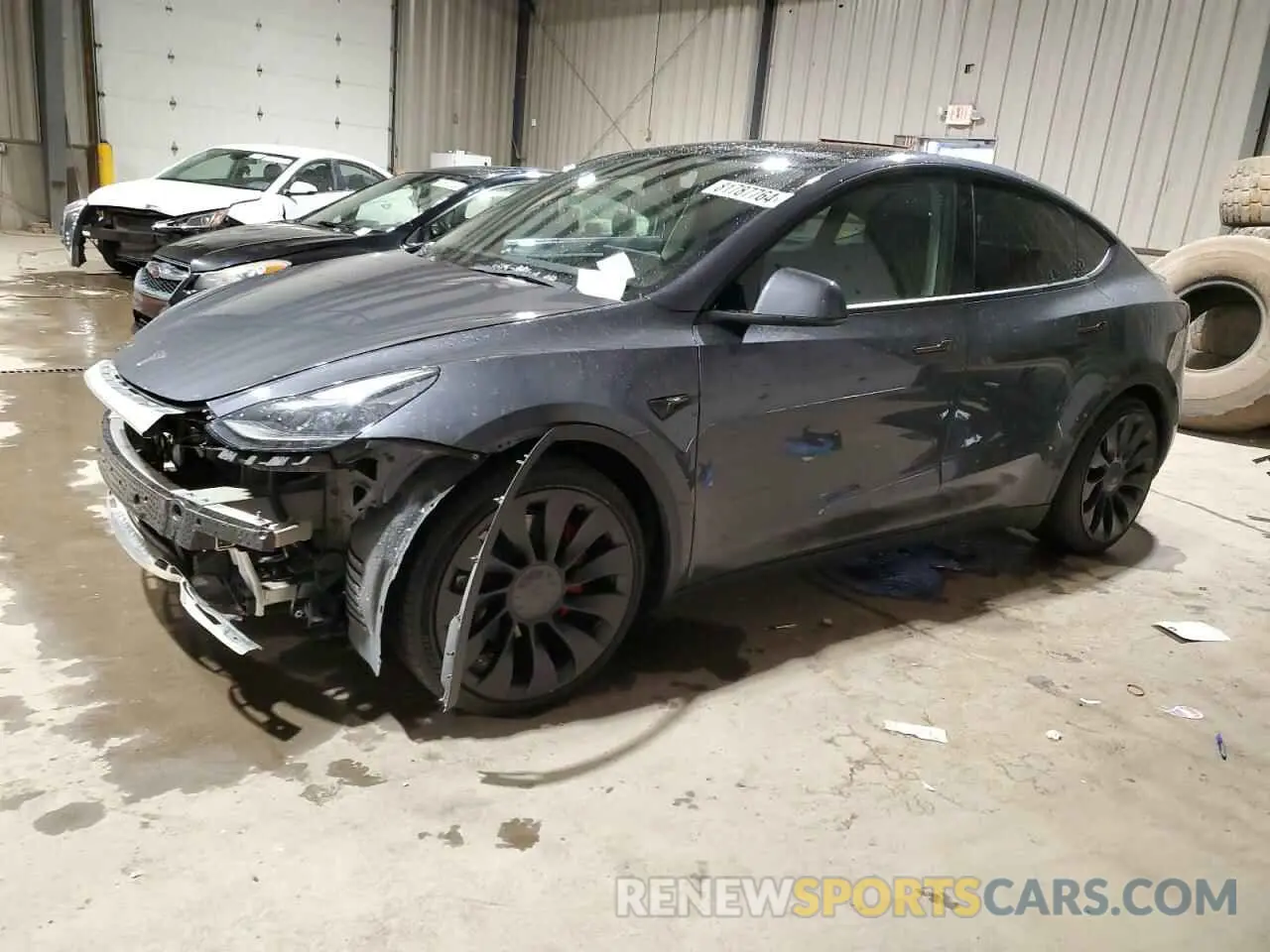 1 Photograph of a damaged car 7SAYGDEF3NF444522 TESLA MODEL Y 2022