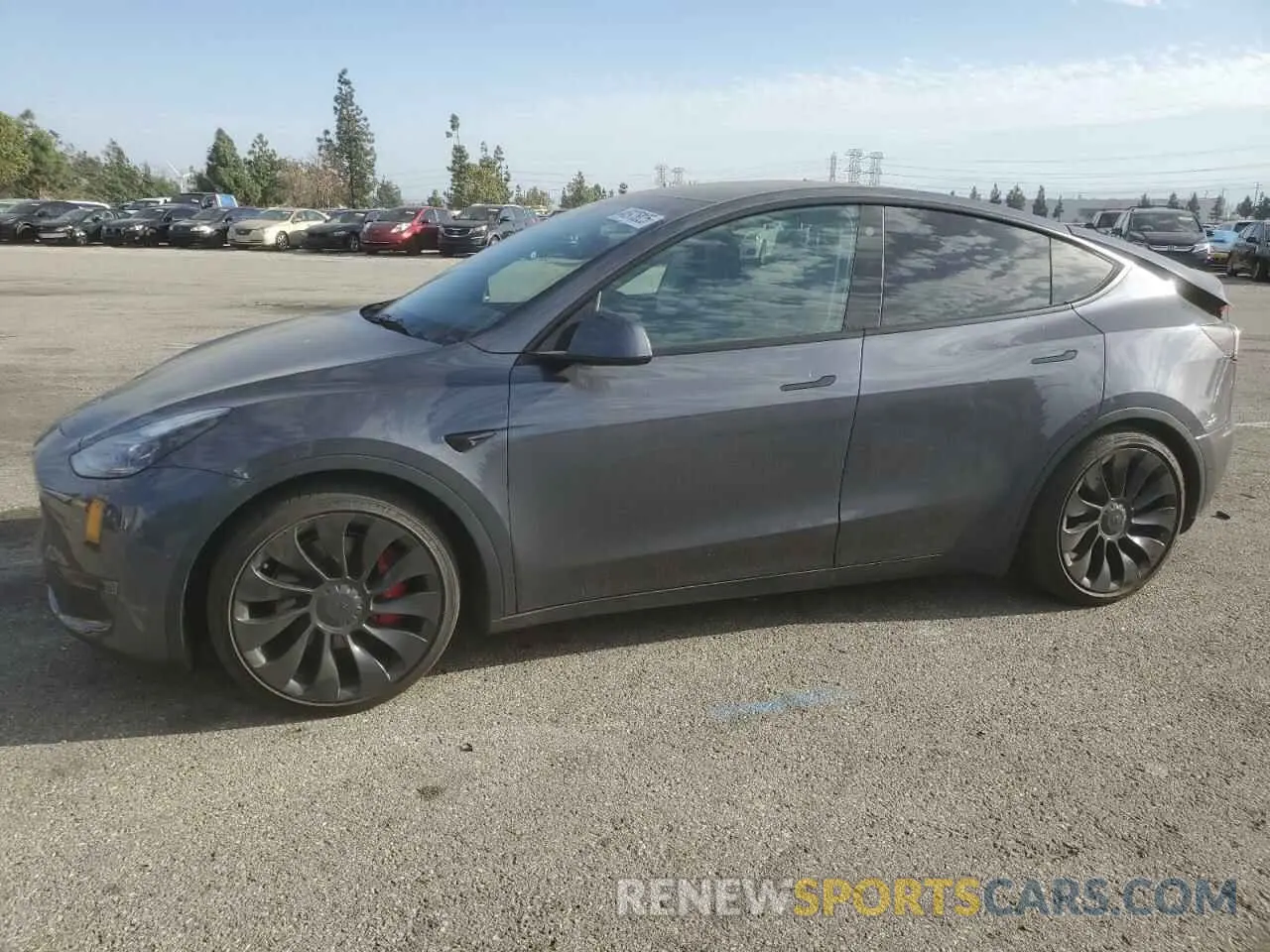 1 Photograph of a damaged car 7SAYGDEF3NF490643 TESLA MODEL Y 2022