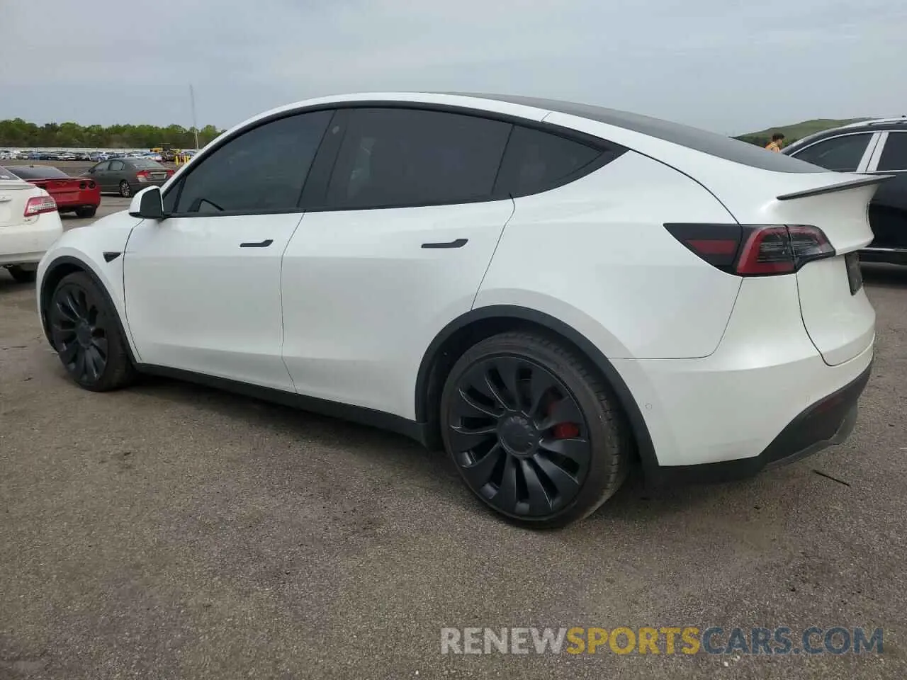 2 Photograph of a damaged car 7SAYGDEF3NF523706 TESLA MODEL Y 2022