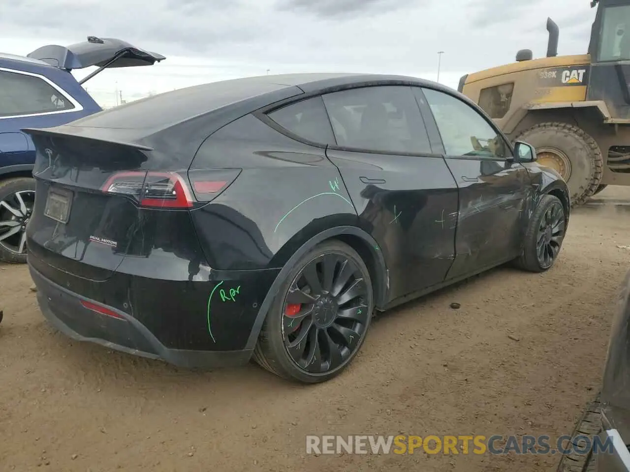 3 Фотография поврежденного автомобиля 7SAYGDEF3NF546385 TESLA MODEL Y 2022