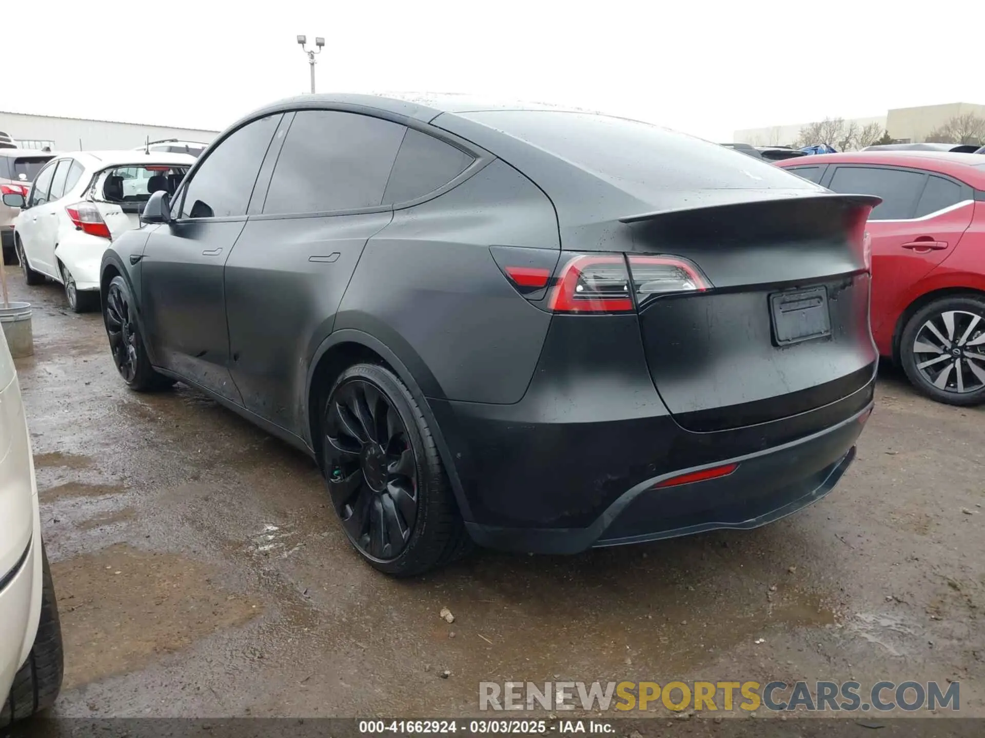 3 Фотография поврежденного автомобиля 7SAYGDEF4NF350696 TESLA MODEL Y 2022