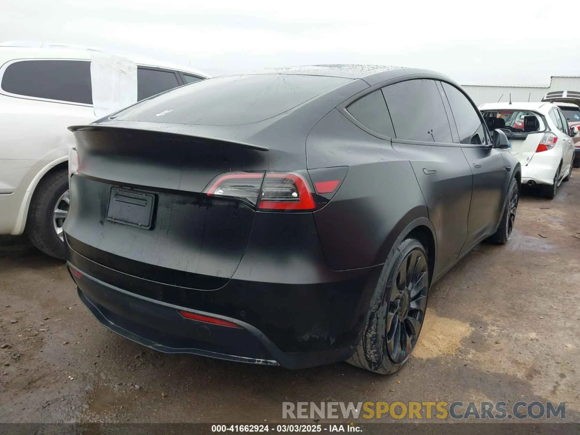 4 Фотография поврежденного автомобиля 7SAYGDEF4NF350696 TESLA MODEL Y 2022