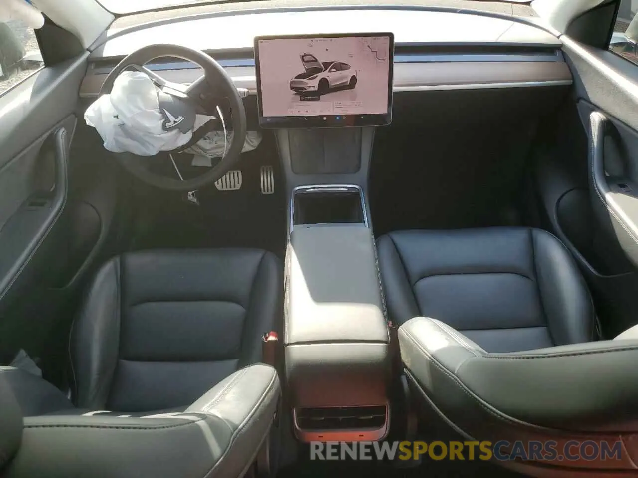 8 Photograph of a damaged car 7SAYGDEF4NF374495 TESLA MODEL Y 2022