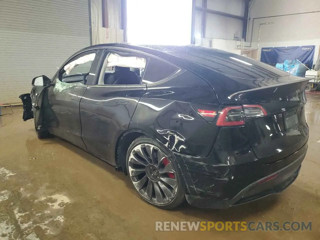 2 Фотография поврежденного автомобиля 7SAYGDEF4NF388929 TESLA MODEL Y 2022
