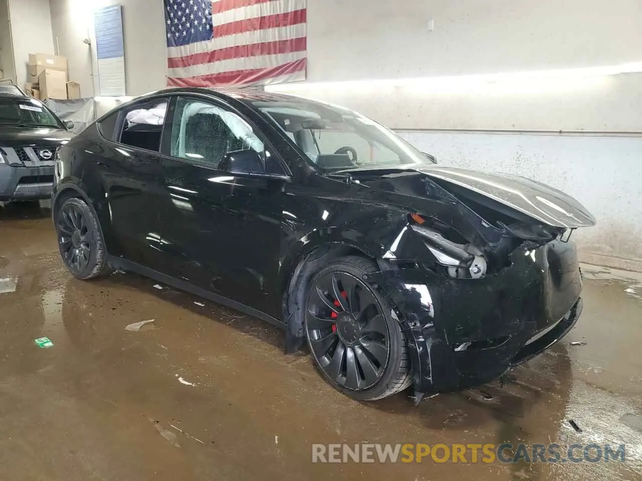 4 Фотография поврежденного автомобиля 7SAYGDEF4NF388929 TESLA MODEL Y 2022