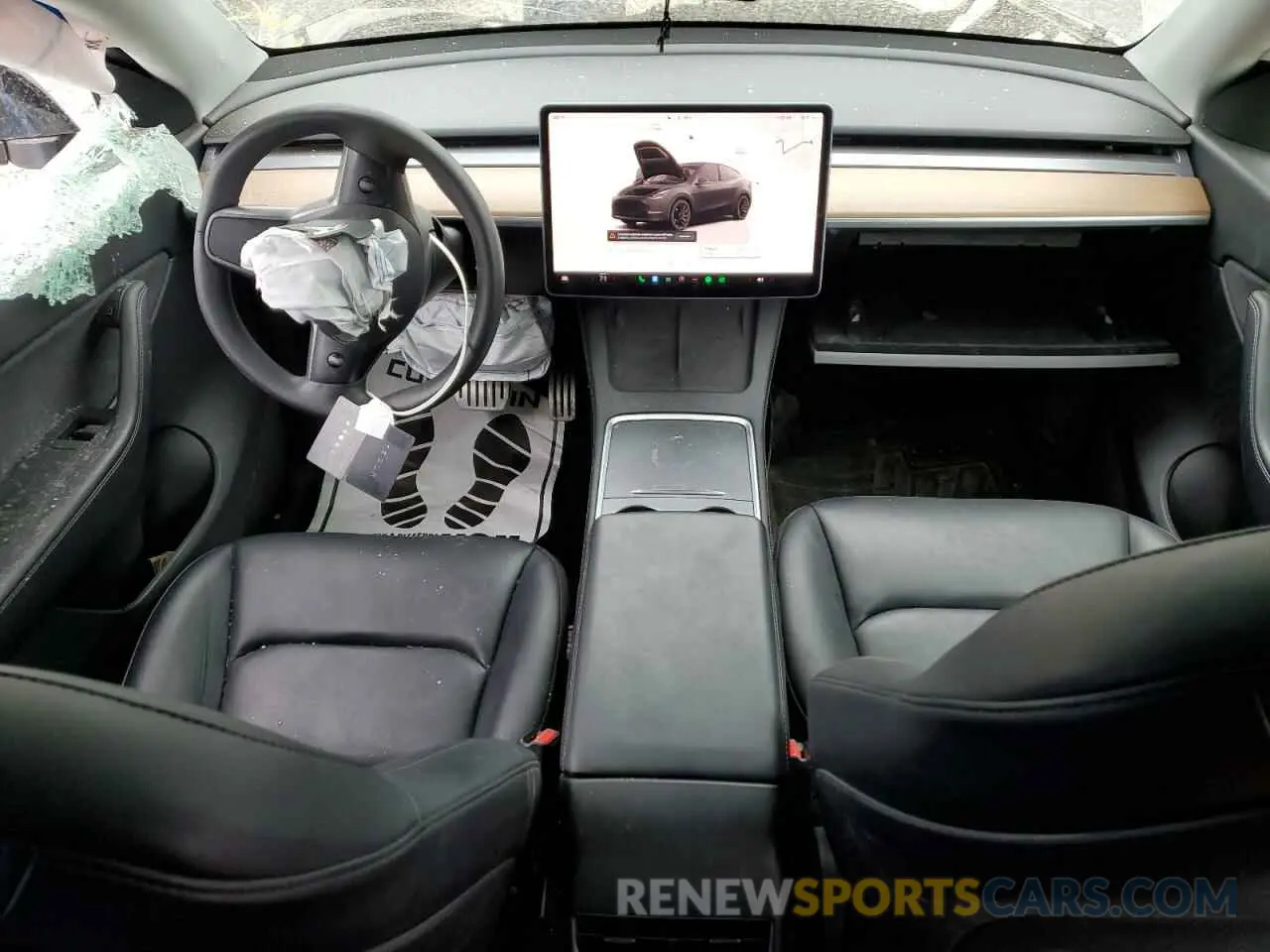 8 Фотография поврежденного автомобиля 7SAYGDEF4NF388929 TESLA MODEL Y 2022