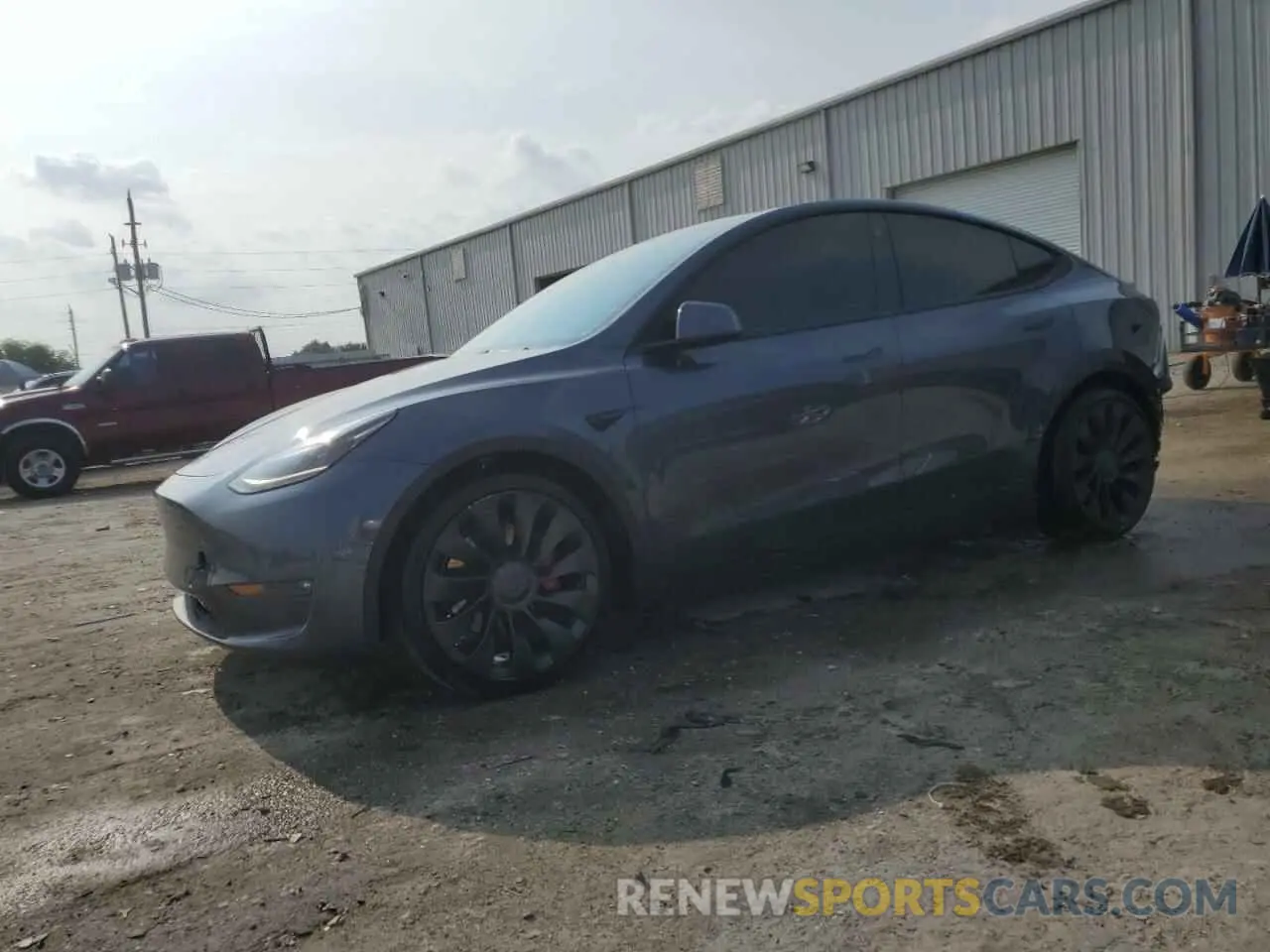 1 Photograph of a damaged car 7SAYGDEF4NF447462 TESLA MODEL Y 2022