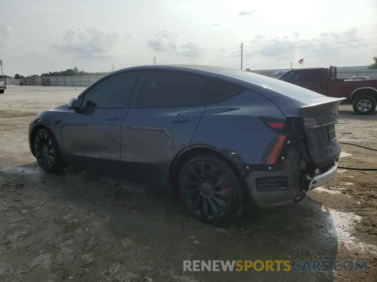 2 Photograph of a damaged car 7SAYGDEF4NF447462 TESLA MODEL Y 2022