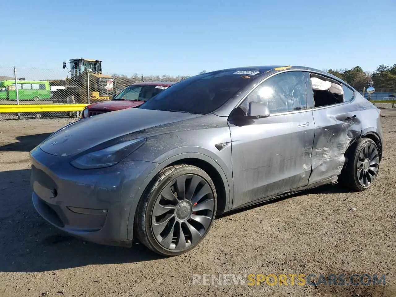 1 Фотография поврежденного автомобиля 7SAYGDEF4NF468330 TESLA MODEL Y 2022