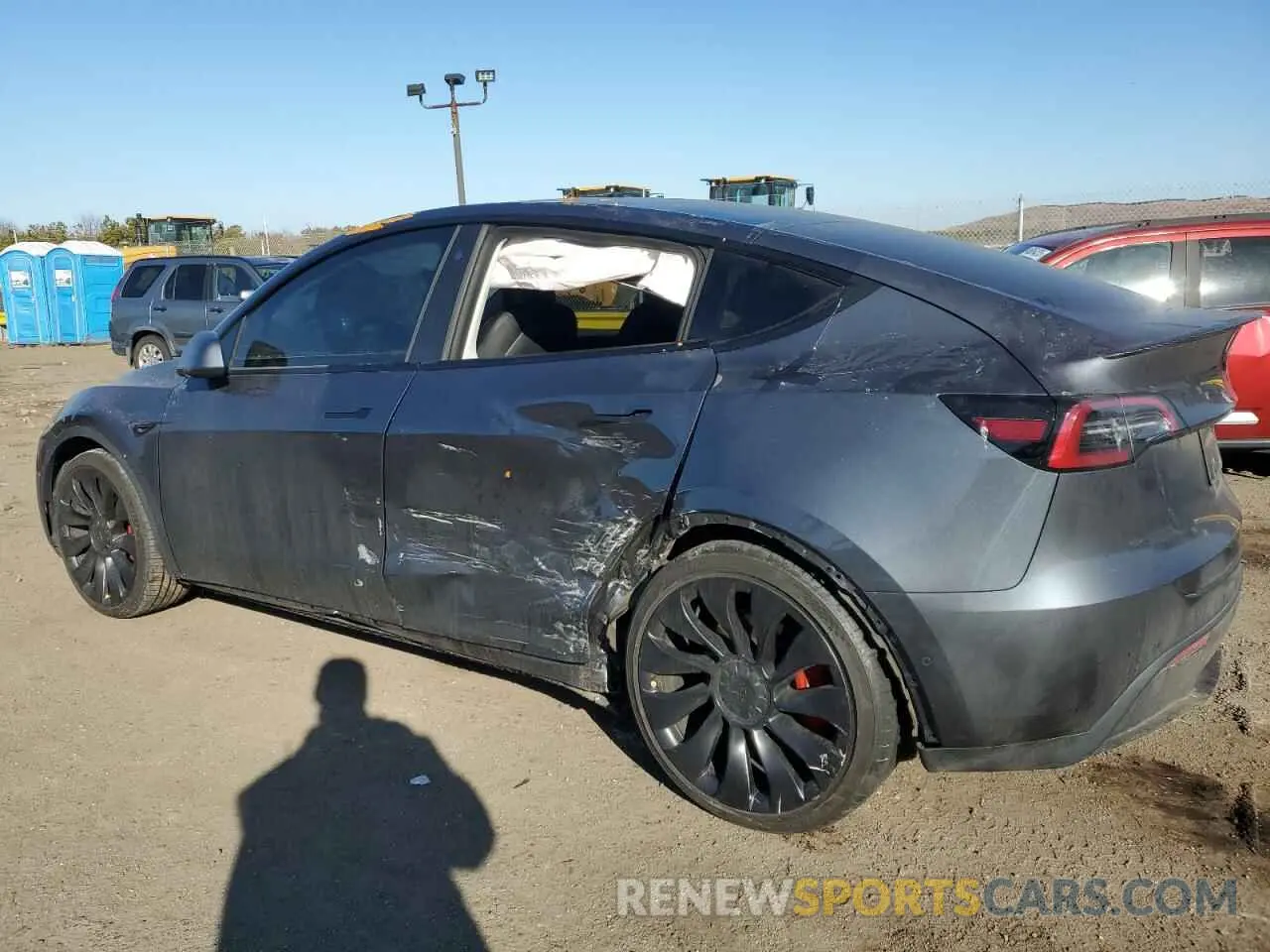 2 Фотография поврежденного автомобиля 7SAYGDEF4NF468330 TESLA MODEL Y 2022