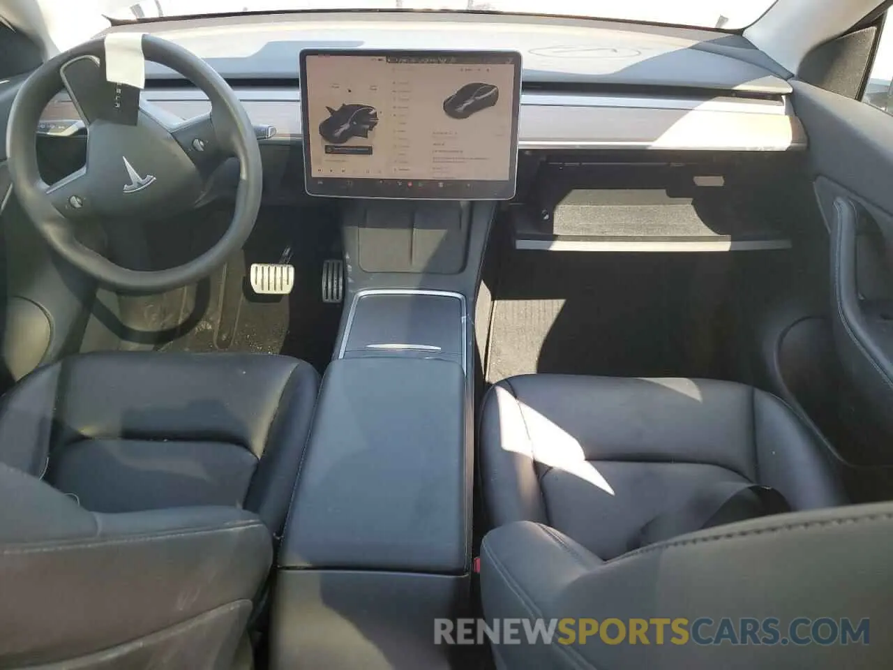 8 Фотография поврежденного автомобиля 7SAYGDEF4NF468330 TESLA MODEL Y 2022