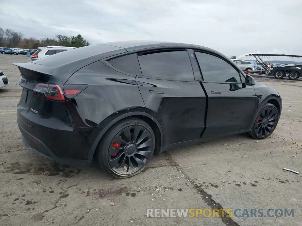3 Photograph of a damaged car 7SAYGDEF4NF512441 TESLA MODEL Y 2022