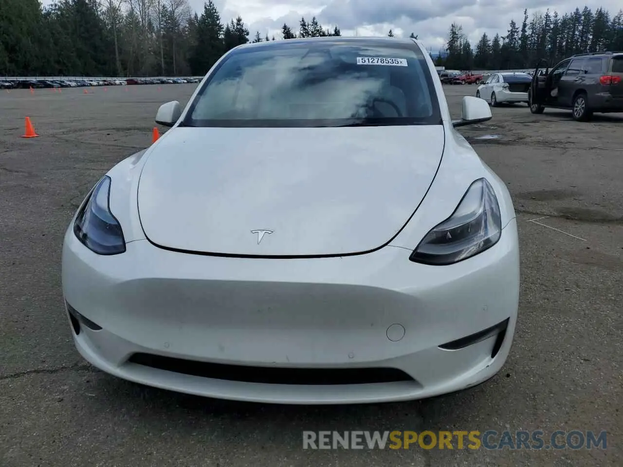 5 Фотография поврежденного автомобиля 7SAYGDEF4NF518109 TESLA MODEL Y 2022
