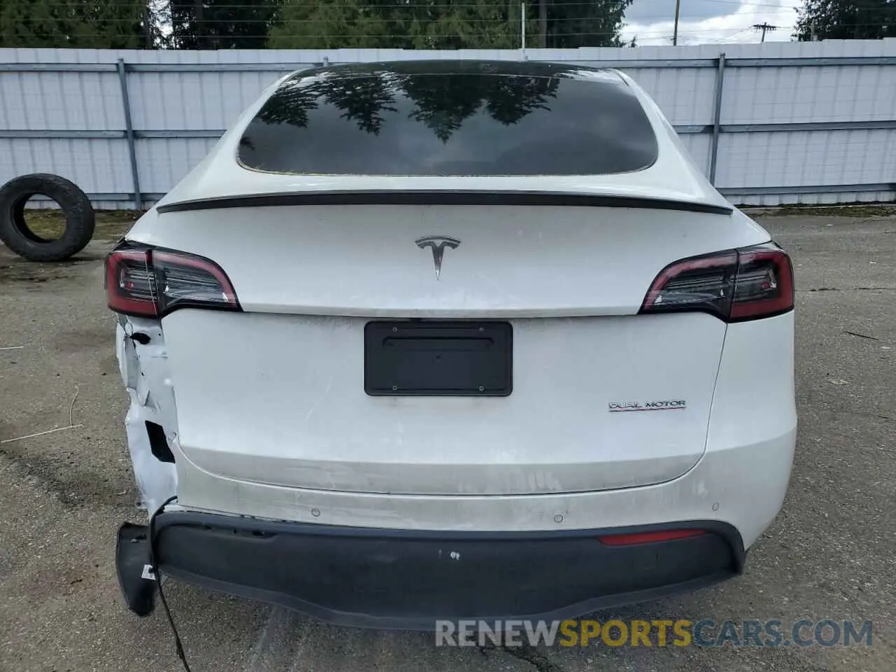6 Фотография поврежденного автомобиля 7SAYGDEF4NF518109 TESLA MODEL Y 2022