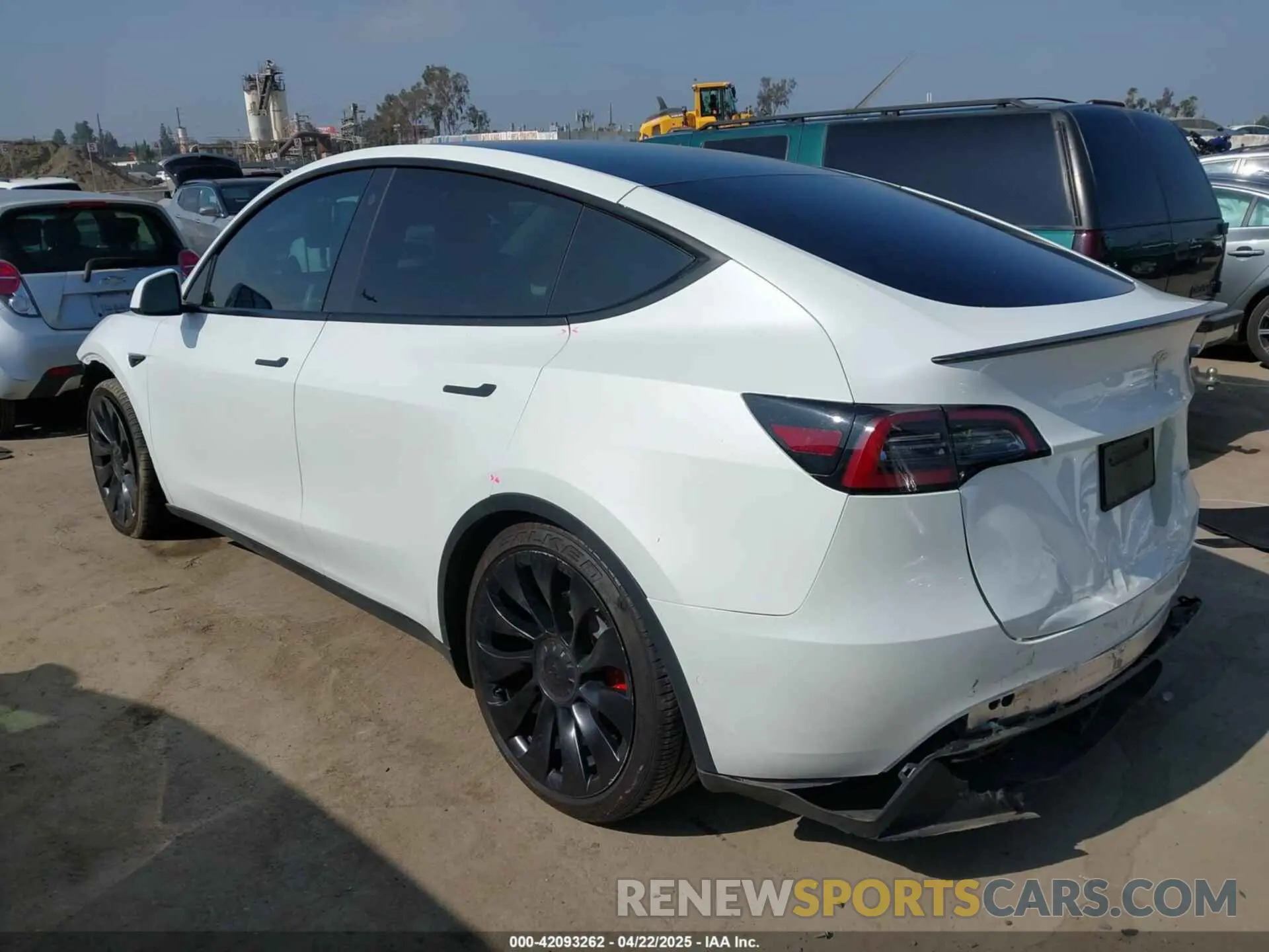 3 Фотография поврежденного автомобиля 7SAYGDEF4NF555239 TESLA MODEL Y 2022