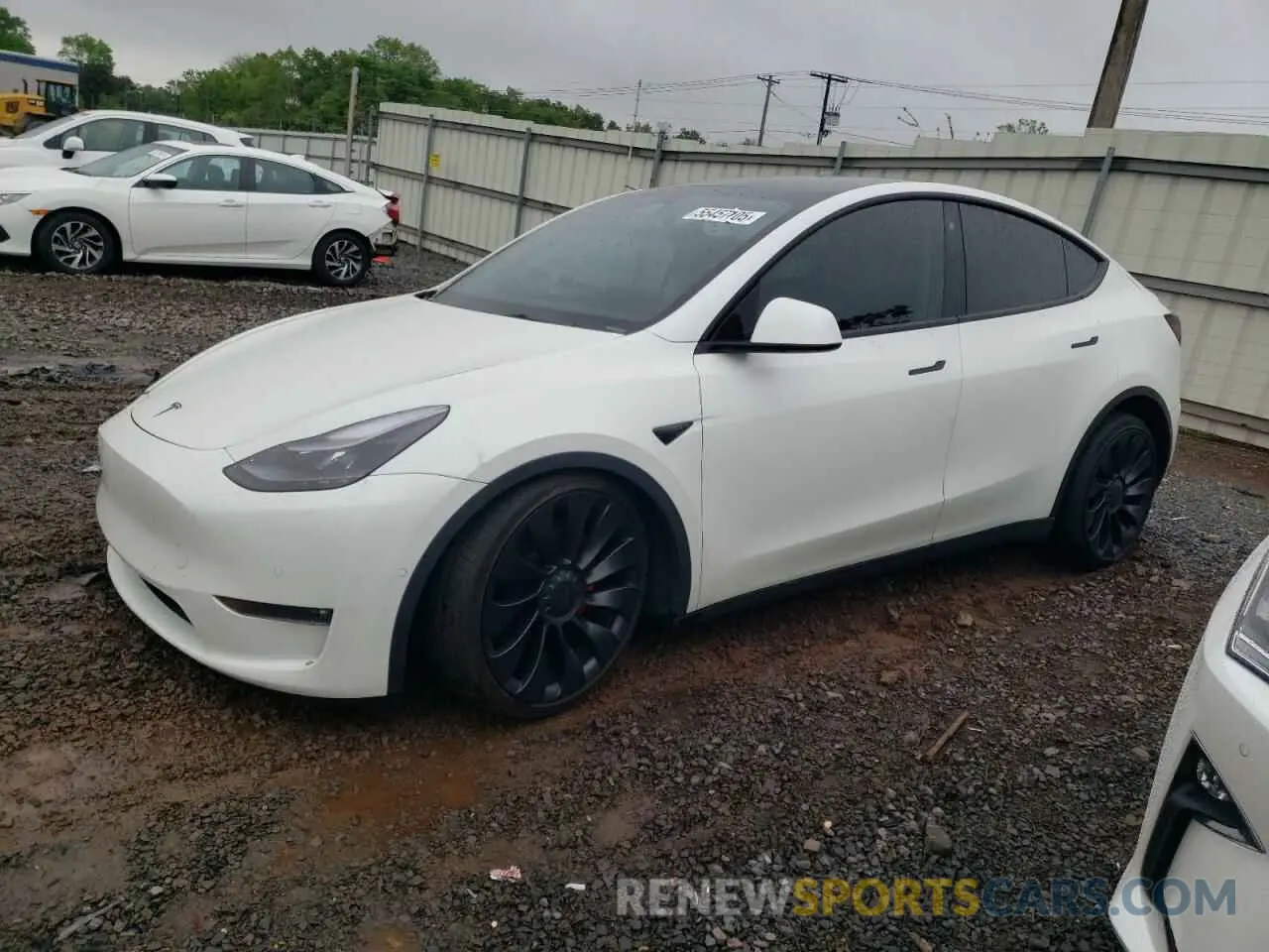 1 Photograph of a damaged car 7SAYGDEF4NF564278 TESLA MODEL Y 2022