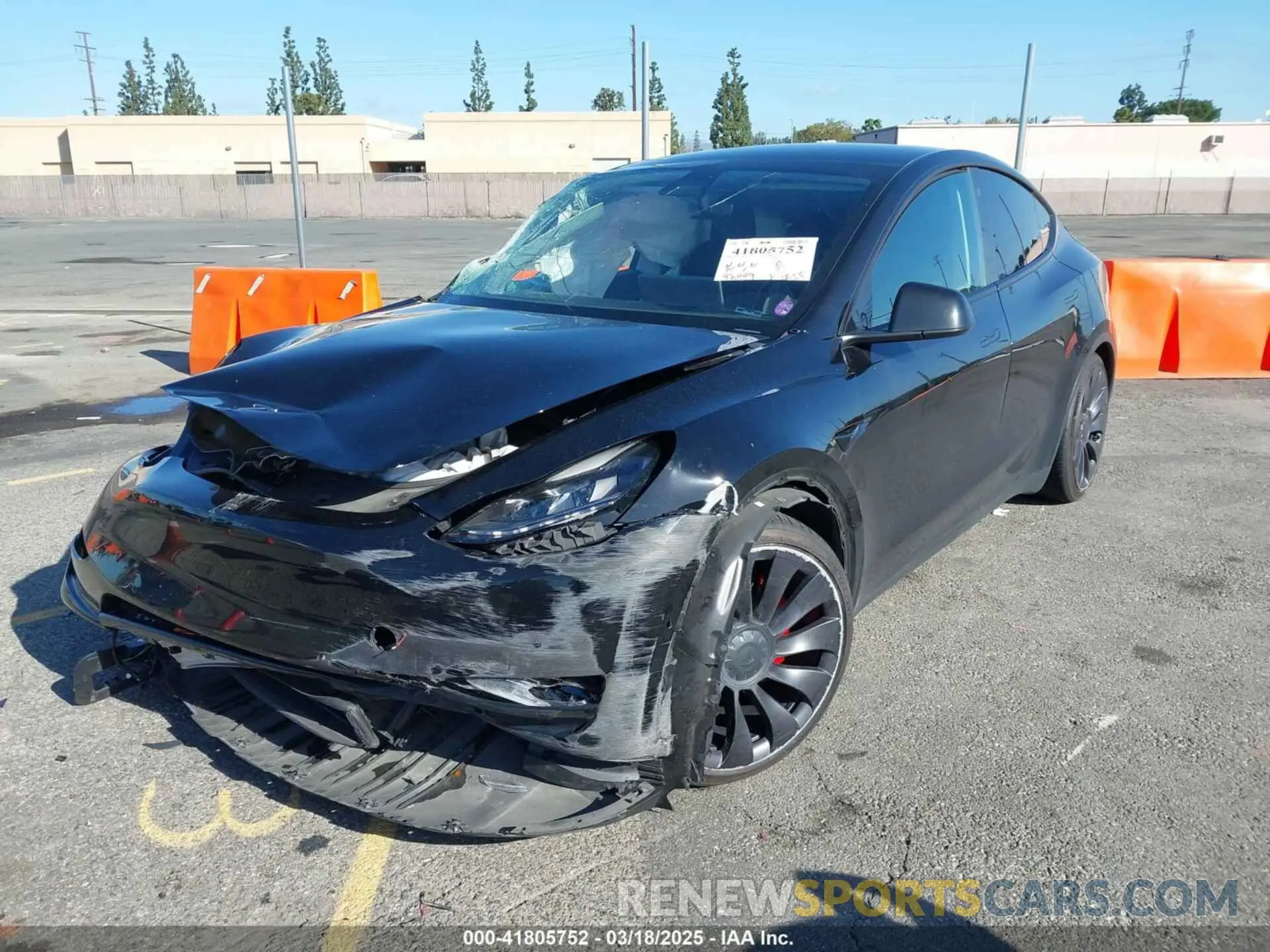 2 Photograph of a damaged car 7SAYGDEF5NF336693 TESLA MODEL Y 2022