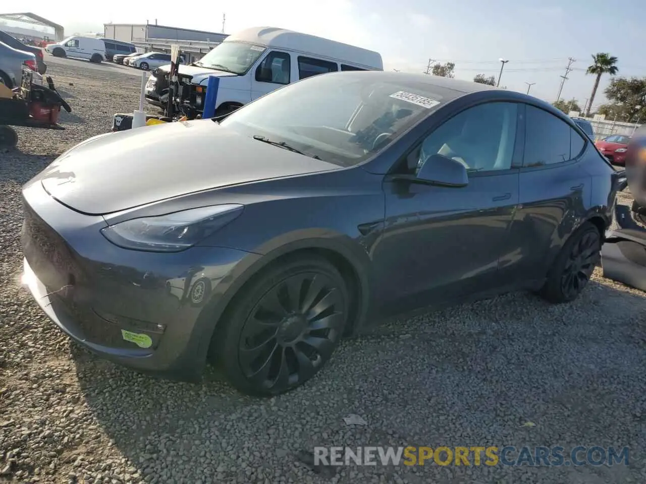 1 Фотография поврежденного автомобиля 7SAYGDEF5NF343093 TESLA MODEL Y 2022