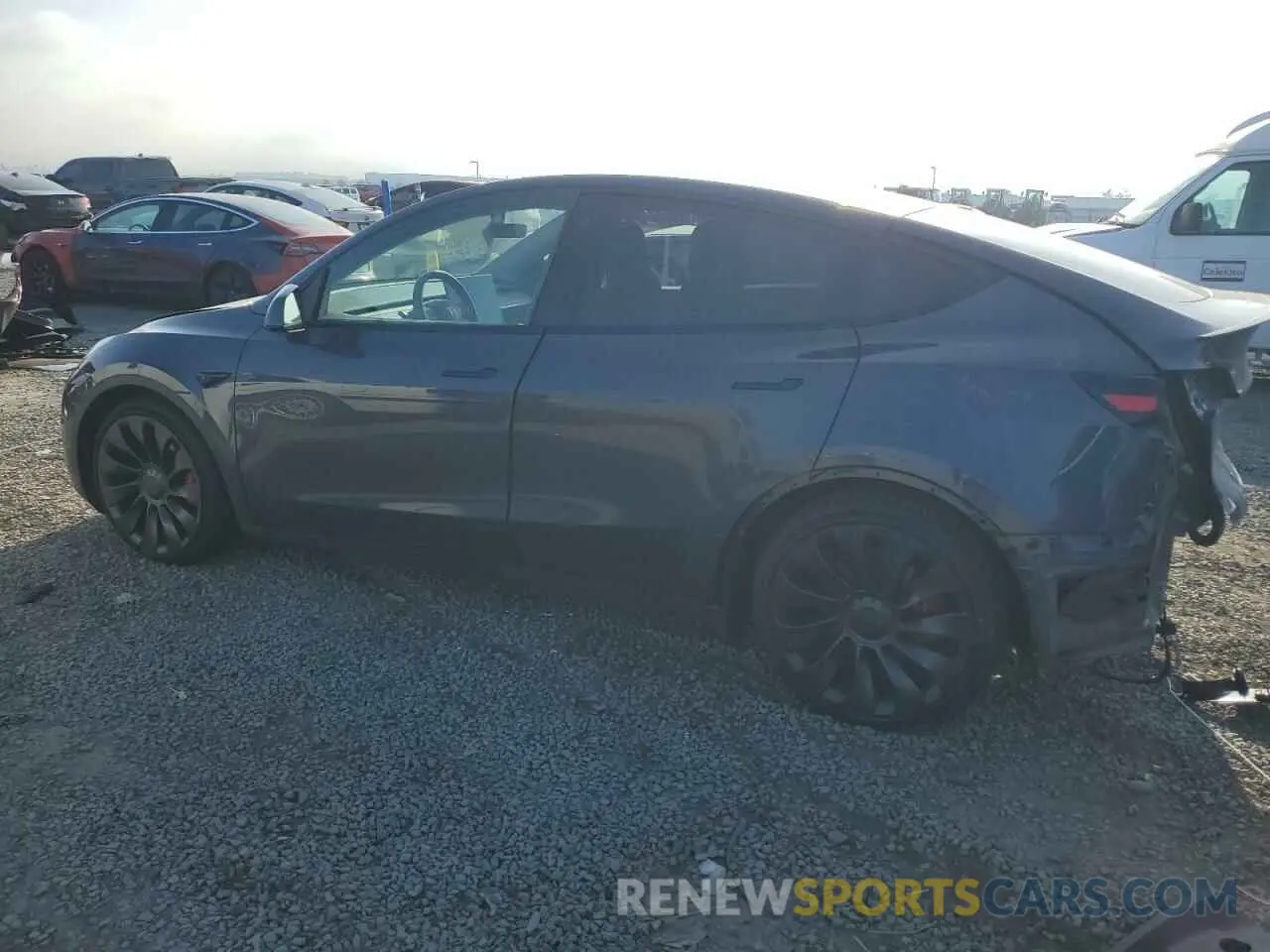 2 Фотография поврежденного автомобиля 7SAYGDEF5NF343093 TESLA MODEL Y 2022