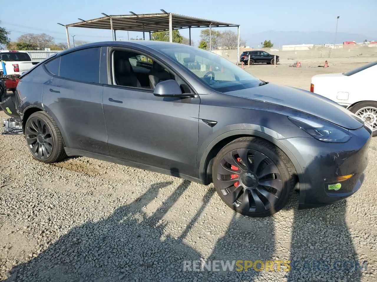 4 Фотография поврежденного автомобиля 7SAYGDEF5NF343093 TESLA MODEL Y 2022